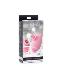 Inmi Shegasm Kitty Licker 5X Triple Clit Stimulator - Pink